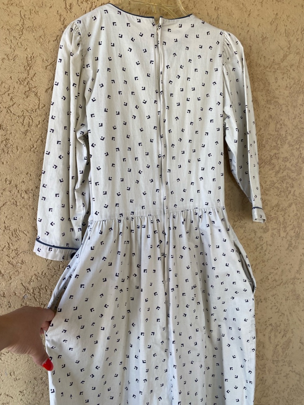 Vintage Lanz Originals linen Midi Dress - Picture 4 of 6